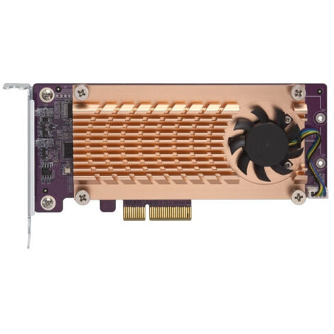 QNAP QM2 Card QM2-2S-220A Dual-M.2-22110/2280-SATA-SSD Erweiterungskarte