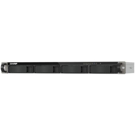 QNAP TS-433eU NAS a 4 Baie, Montaggio in Rack 1U, Profondit� Ridotta, Soluzione di Archiviazione e Gestione File, Contenitore Docking Station