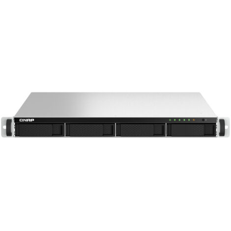QNAP TS-464U-RP NAS Rack (1U) Collegamento ethernet LAN Nero N5095