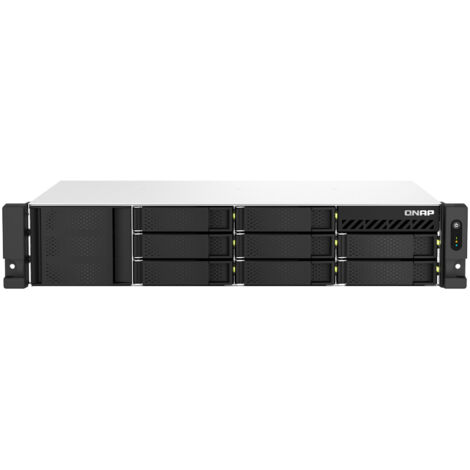 QNAP TS-864EU-RP-8G server NAS e di archiviazione Armadio (2U) Collegamento ethernet LAN Nero