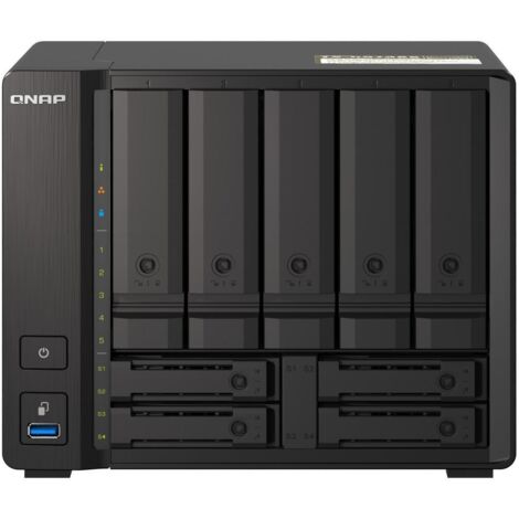 QNAP TS-H973AX NAS Tower Collegamento ethernet LAN Nero V1500B