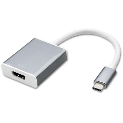 Qoltec Adapter USB-C 3.1  HDMI  4K  MHL  Aluminium