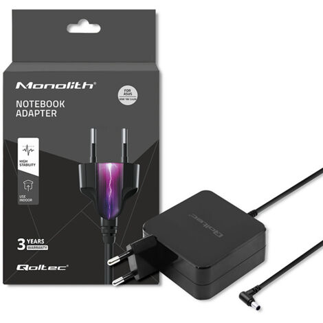 Qoltec Asus Laptop-Netzteil 65 W  19 V  3,42 A  5,5 x 2,5