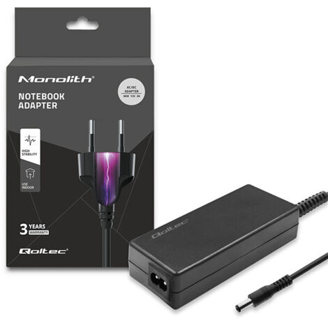 Qoltec Desktop-Netzteil 36W  12V  3A  5,52,1 + Stromkabel