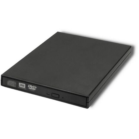 Qoltec DVD-RW externer Brenner USB 2.0 Schwarz
