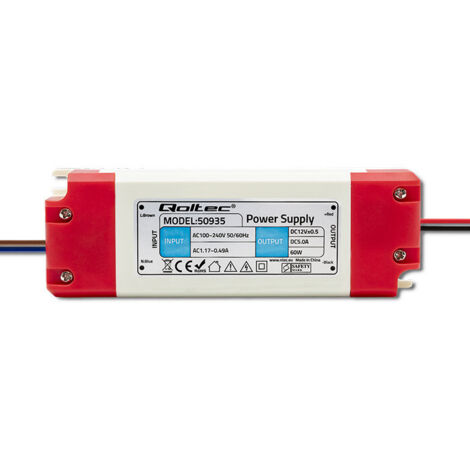 Qoltec LED-Schaltnetzteil IP20  60W  12V  5A