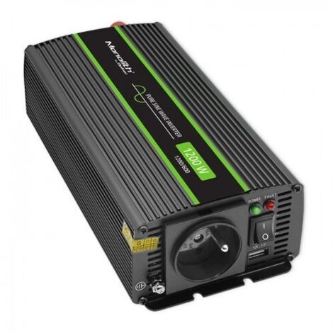 QOLTEC MONOLITH SPANNUNGSWANDLER  600W  1200W  24V BIS 30V  REINER SINUS