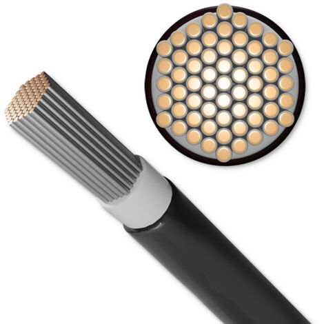 Qoltec Photovoltaik-Solarkabel  6mm²  100m  Schwarz