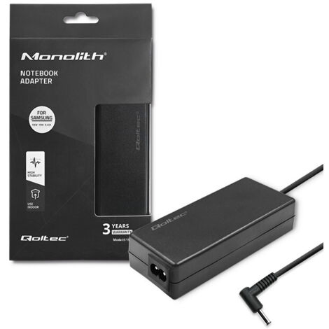 Qoltec Samsung PREMIUM 65W Laptop-Netzteil  19V  3,42A  3,01,0