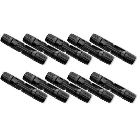 Qoltec Solarstecker  MC4 Stecker  1000V  Stecker + Buchse  10 Stk.