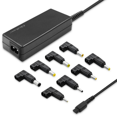 Qoltec Universal 45W Laptop-Netzteil  Automatisch  MultiPlug  8 Stecker  + Stromkabel