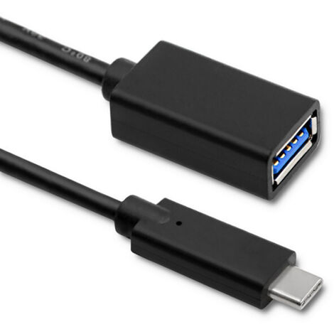 Qoltec USB 3.1 Typ C Steckerkabel  USB 3.0 Typ A Buchsenkabel  0,25 m