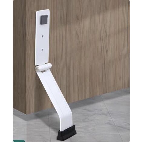QORVA-Butée de porte pour bas de porte, butée de porte sans perçage, pince de porte pour maintenir la porte ouverte, butée de bruit sous la porte, butée de porte anti-chute, installation facile