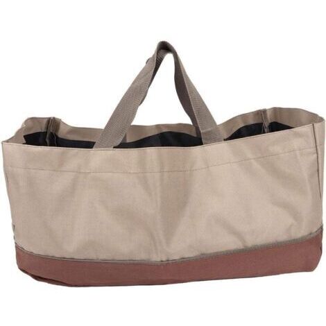 QORVA-Portable Grande Capacité Oxford Bûches En Tissu Sac De Transport Brindilles Sac De Stockage De La Direction Sac De Bois De Chauffage et Log Tote pour Cheminées