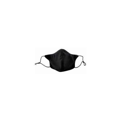 QPUION Masque noir de protection de qualité supérieure, avec pince-nez et lanières réglables. Masque en coton, masque facial en tissus lavable et durable（5pc）