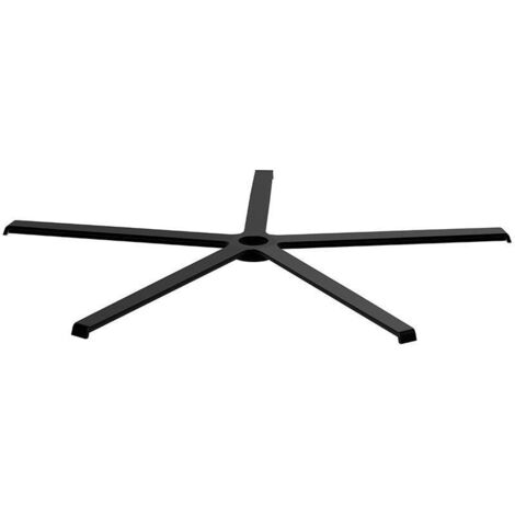 Q&Q base acero 5 brazos modelo coney ø690 acabado negro mate