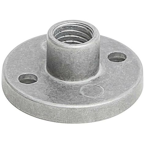 Q&Q placa zmk ø35 m10 c/cuello sin baño p/pata , 0UNIDADES
