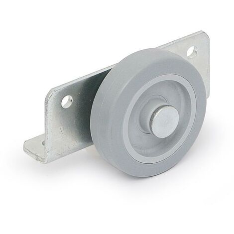 FPLUS Q&Q rueda ø50 g/gris gori c/sop.angular zincado , 0UNIDADES