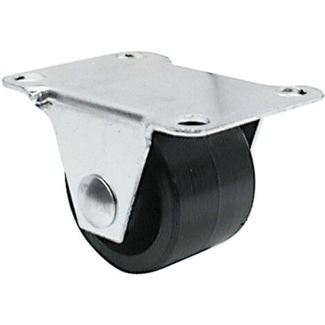 Q&Q rueda fija ziako asa de plástico d32 h36 zincado , 0UNIDADES