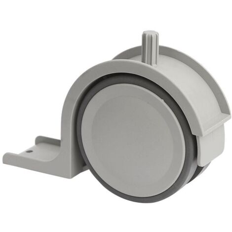 Q&Q rueda nido toscanacon plastico gris sp35 sin freno , 0UNIDADES