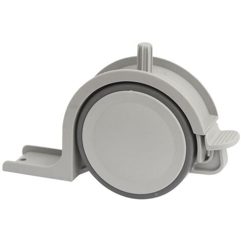 Q&Q rueda nido toscanacon plastico gris sp40 con freno , 0UNIDADES