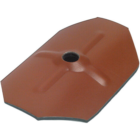 Q.TA'. 100 RONDELLA OTTAGONALE ACC C/ESPANSO 75X50 ROSSO TEG