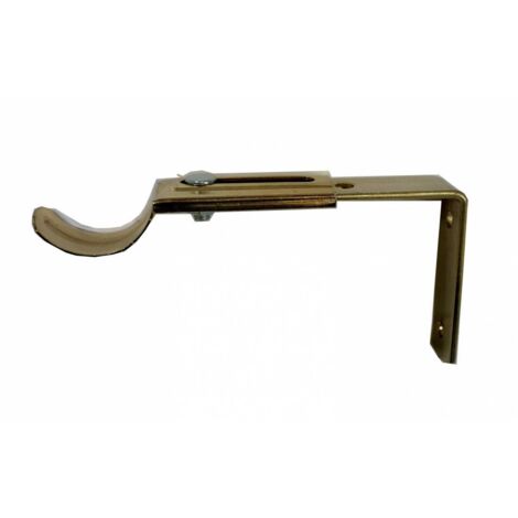 Q.TA'. 6 BL SUPPORTO PER BASTONE CENTRALE OTTONATO 12/16 CM