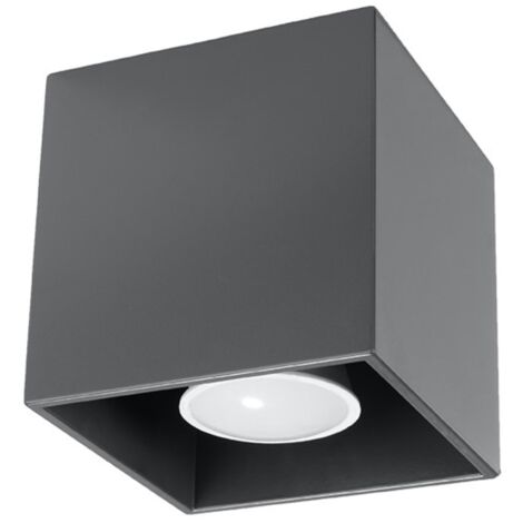 QUAD 1 anthracite ceiling lamp