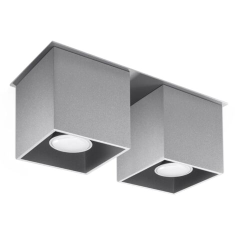 QUAD 2 gray ceiling light