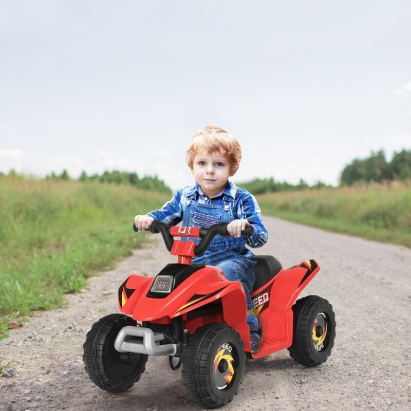 Maisonchic - Quad Buggy Electrique pour Enfant 6 v 4,5 Km-H max Voiture pour Enfants de 3 Ans+ Rouge CW3211 design in