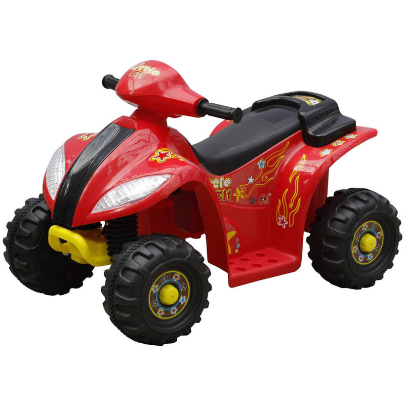 

Quad eléctrico para niños, rojo y negro - Rojo