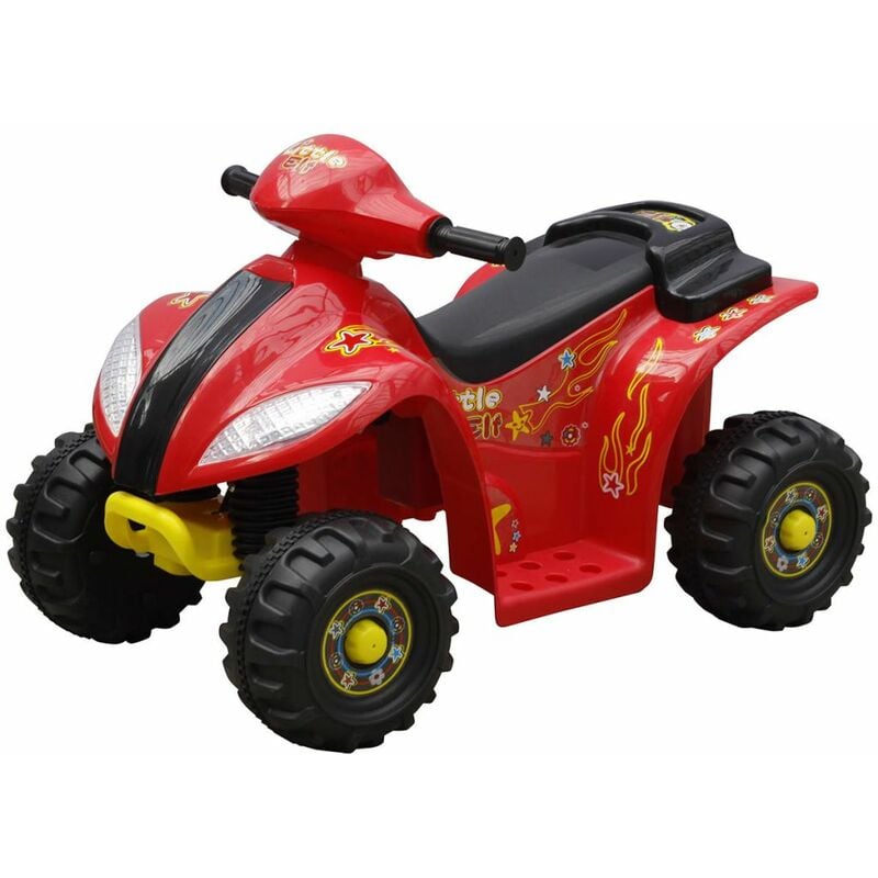 

Quad eléctrico para niños, rojo y negro