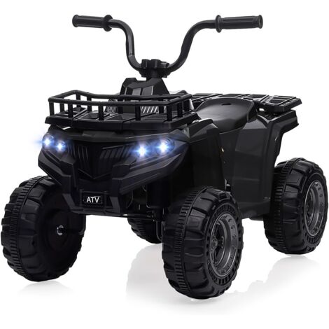 Quad ÉLectrique Enfant 12 V, Voiture ÉLectrique pour Enfant ATV, Voiture éLectrique 2 Vitesses, Voiture Electrique pour GarçOns Et Filles De 2 à 5 Ans((Noir)