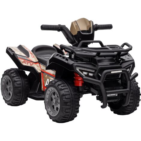Quad électrique enfant 6 V fonction avant musique 1,5-3 ans noir