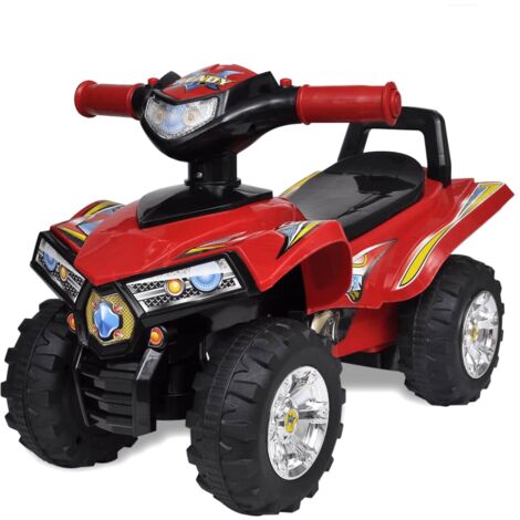 Quad infantil rojo con sonido y luz 020005266