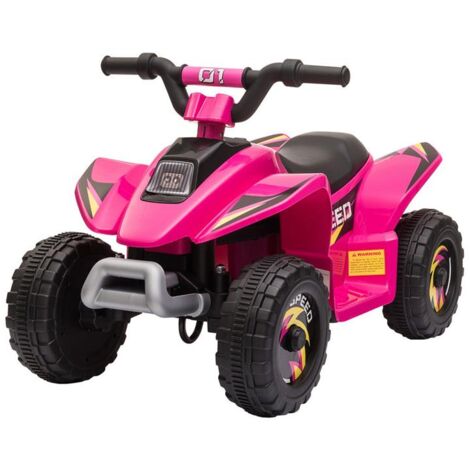 QUAD PER BAMBINI ELETTRICO CON BATTERIA RICARICABILE 6V ROSA