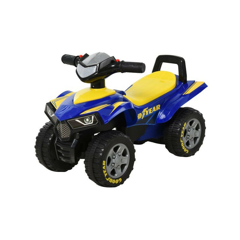 MH - Quad porteur enfant pushy bleu et jaune
