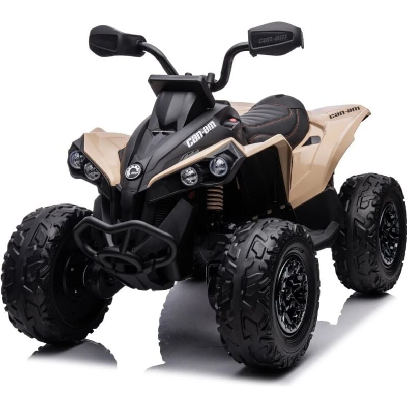 Berghoff - Can-Am Renegade - Quad Électrique Enfants 12V - 4x4 - 3 à 7 ans - Kaki