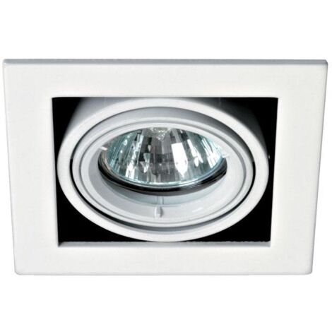 QUADRA 110 Encastré GU5,3 orientable et basc. blanc Lpe non incl. ARIC 4170