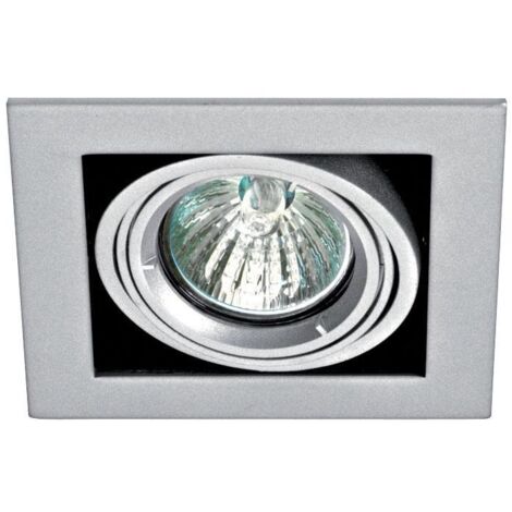 QUADRA 110 Encastré GU5,3 orientable et basc. gris Lpe non incl. ARIC 4180