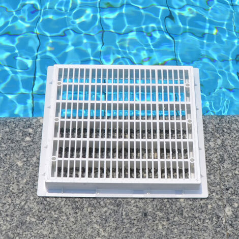 Quadratische 30x30cm Schwimmbad-Bodenplatte, Ablaufabdeckung für den Boden