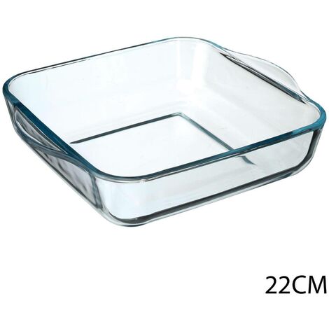 Quadratische glasschale 22x22 - Quadratische Schale - Glas - Abmessungen 22x22x6 cm - 5 five simply smart - Todesknie