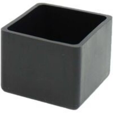Quadratische Gummi-Endkappen – 25 mm – für Stühle, Tische, Möbelbeine
