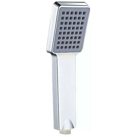Quadratische Handbrause, Duschkopf, Chrom, Silber csparkv-eu