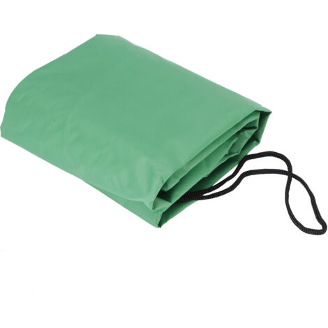 Quadratische Kinderpoolabdeckung, Sandkastenabdeckung, wasserdichte Gartenabdeckung, BackyardGreen, 120 x 120 x 20 cm