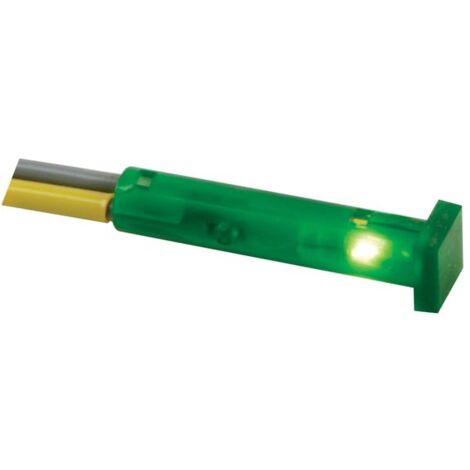 Quadratische Lampe 7x7mm 12v grün