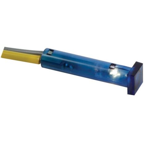 Quadratische Lampe 7x7mm 24v blau