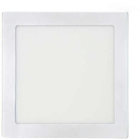 Quadratische LED-Deckenleuchte EDM - 23cm - 20W - 1500lm - 4000K - Weiß - 31591