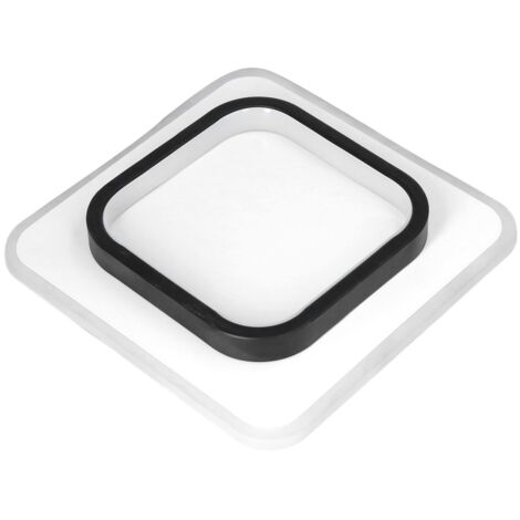 Quadratische LED-Deckenleuchte – Innovative Flurbeleuchtung – Deckenleuchte für Wohnzimmer oder Balkon, Weiß, 20 W, 85–265 V – Warmweiß