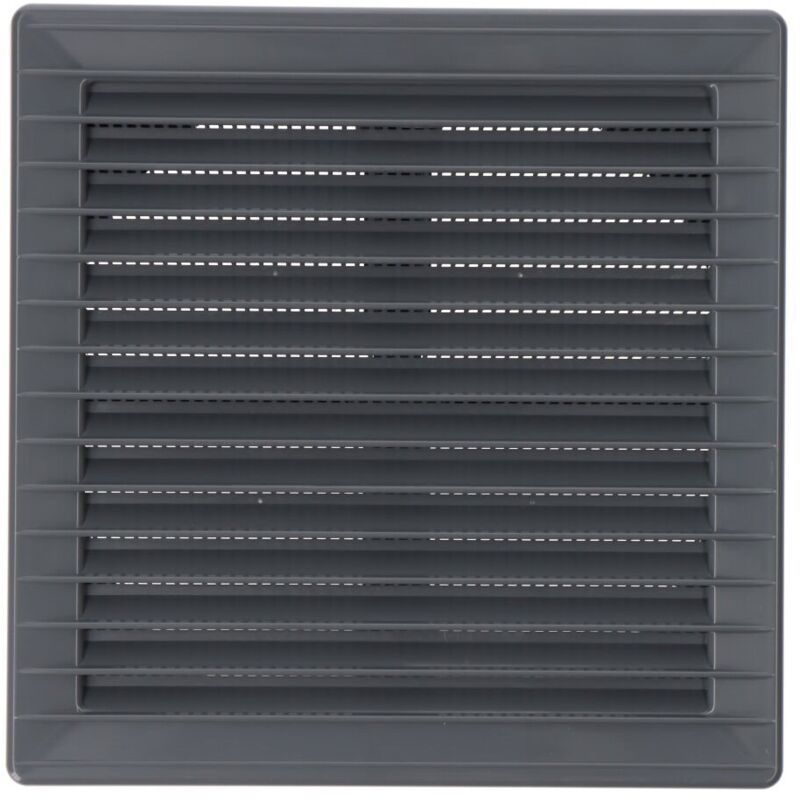 Edm - Lüftungsgitter De 87725 Grau 17 X 17 X 1, 15 Cm Moskitonetz